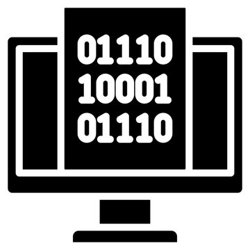 Programming glyph icon