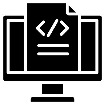 Source Code glyph icon