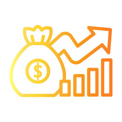 stock Line Gradient Icon