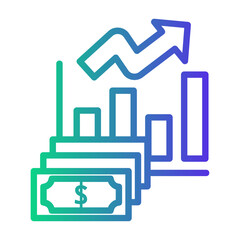 stock Line Gradient Icon