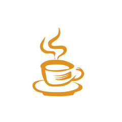 cup of coffee logo vector