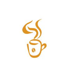 cup of coffee logo vector