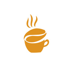 cup of coffee logo vector