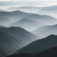 Fototapeta premium mountains in the morning