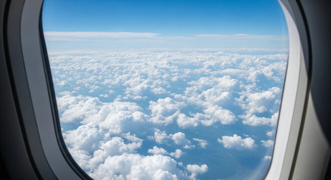 view from airplane window