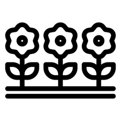 flowers vector icon
