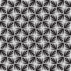 Seamless abstract geometric decorative pattern background
