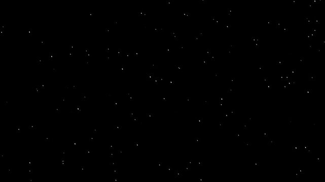 VFX Element : Rain Effect on Black Background. 60fps 3D Rain Animation