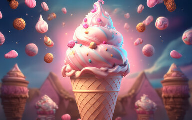 ice cream background