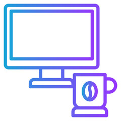 Workspace gradient color icon