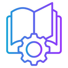 Iterative gradient color icon