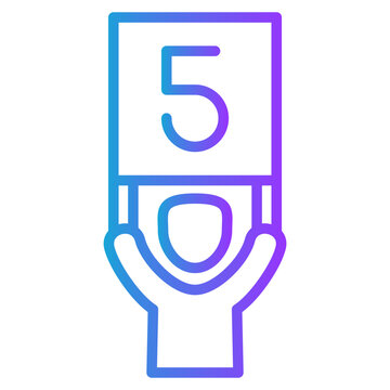 Html 5 gradient color icon