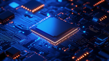 blue technology background