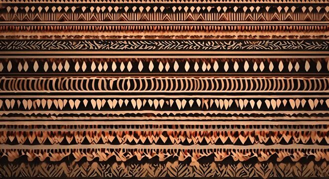 Tribal pattern horizontal 