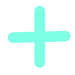 Neon Plus Sign Graphic