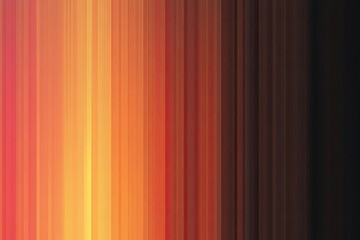 Obraz premium Vertical, vibrant streaks of warm colors transitioning from orange to dark brown