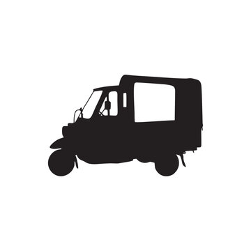 silhouette photo of bentor image