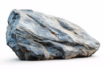 Massive Granite Rock Formation. Nature's Raw Earthy Texture in Mountainous Scenery