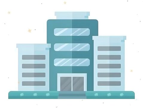 Unique Office Building Icon for Business