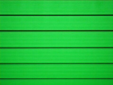 Green wooden planks with horizontal texture, abstract background for design and decoration