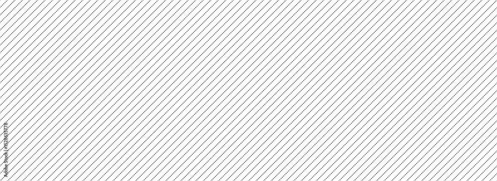 Aufkleber Seamless thin slash line pattern. Repeated diagonal lines background. Black and white angled linear wallpaper. Abstract tilted slanted stripes backdrop. Repeating oblique strip texture. Vector