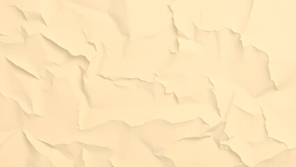 Creamy Beige Crumpled Paper Texture Background High-Resolution Image for Design Projects