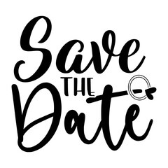 Save the date SVG
