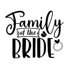 Family of the bride SVG
