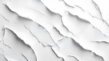 Fototapeta premium Textured white surface with cracked patterns.