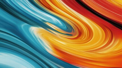 Energetic abstract patterns in vivid display