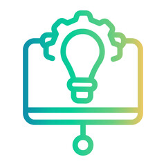 creative Line Gradient Icon