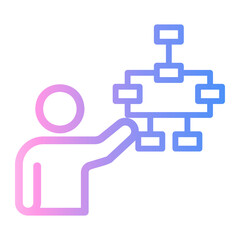 people Line Gradient Icon