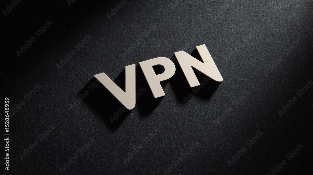 Poster Icon Representing Anonymous Web Browsing on a Dark Background With VPN Trail, Highlighting Privacy and Online Security Features in Digital Protection