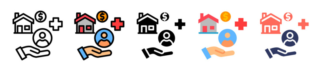 Welfare multiple icon