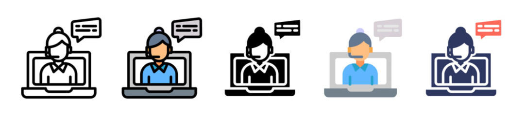 Live Chat multiple icon