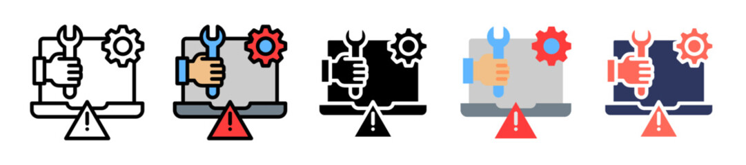 Troubleshooting multiple icon