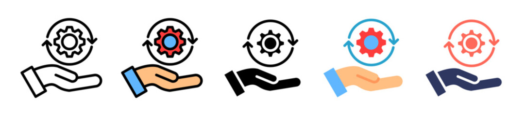 Service multiple icon