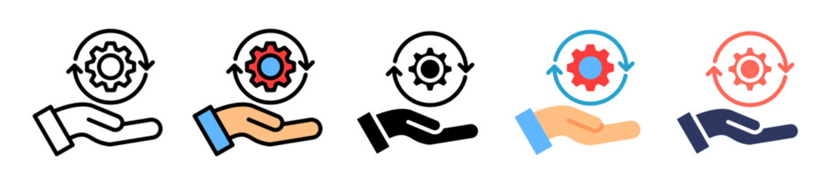 Service multiple icon