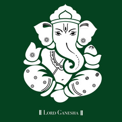 Lord Ganesha Vector File, Shree Ganesh ji, Hindu Lord Ganesha artwork, Ganesh Chaturthi festival of India, Lord Ganesha, Abstract, isolated, Religion, Hindu, lord ganesha, Happy Ganesh Chaturthi,