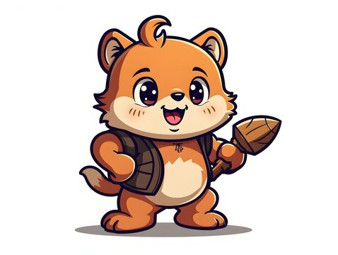 Professional Illustration of a Mascot Character Logo