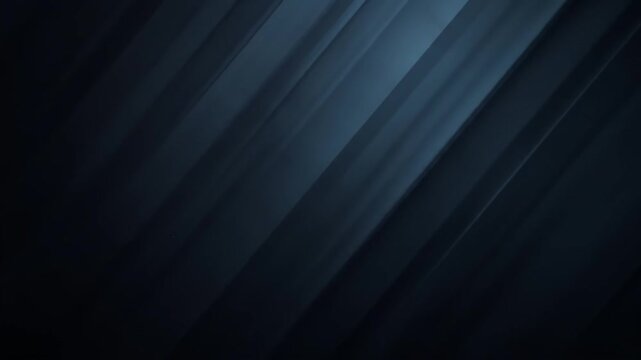 Dark Blue Abstract Video with Diagonal Lines and Subtle Lighting Effects