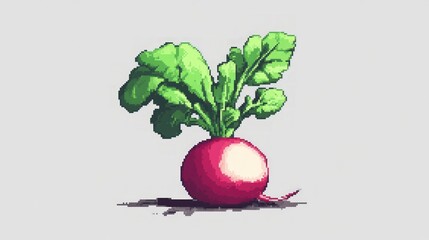 Radish pixel art