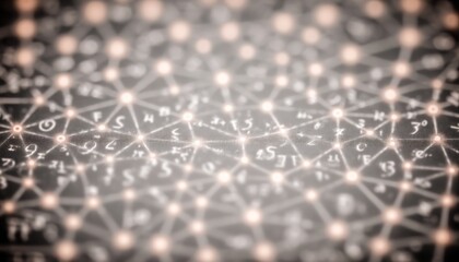 Abstract network of mathematical symbols