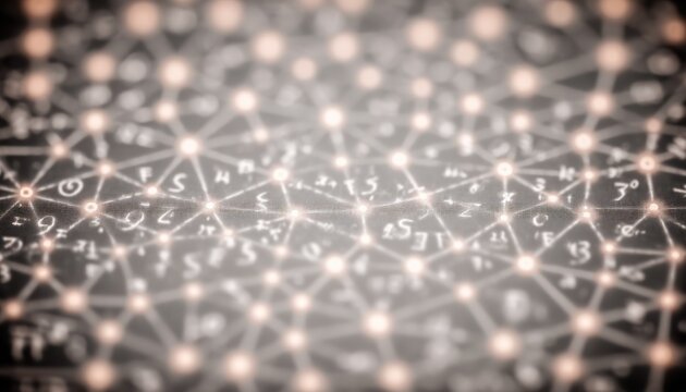 Abstract network of mathematical symbols