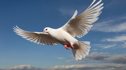 Fototapeta premium dove in flight