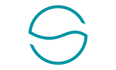 Abstract letter S Wave logo