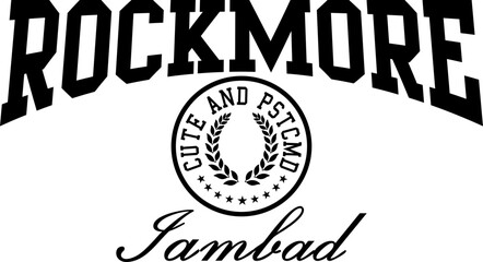 Rockmore Old School Graphic – Classic Tee Print Design