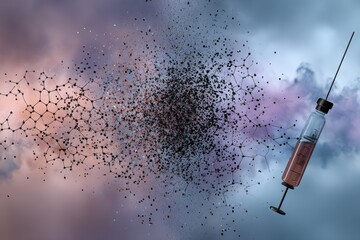 Abstract medical illustration