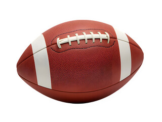 Football isolated transparent background.