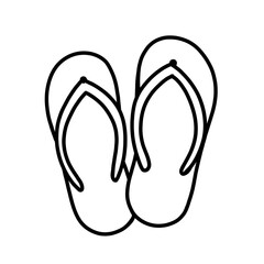 Illustration of Colorless Flip -Flip Sandals, Ikon Design and Stickers